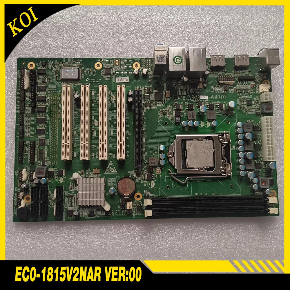 EVOC 듀얼 네트워크 카드 데스크탑 컴퓨터산업제어 컴퓨터 마더보드 EC0-1815V2NAR VER C00