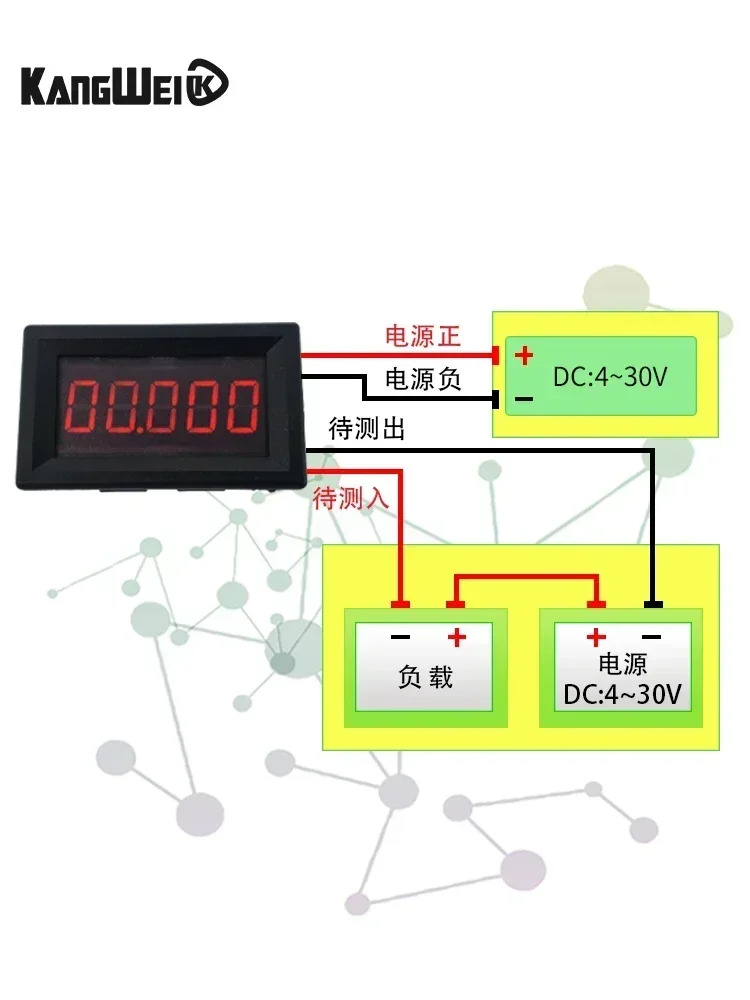 음전류 측정이 가능밀리암페어 마이크로암페어 전류계를 갖춘 5자리 고정밀 DC 디지털 디스플레이