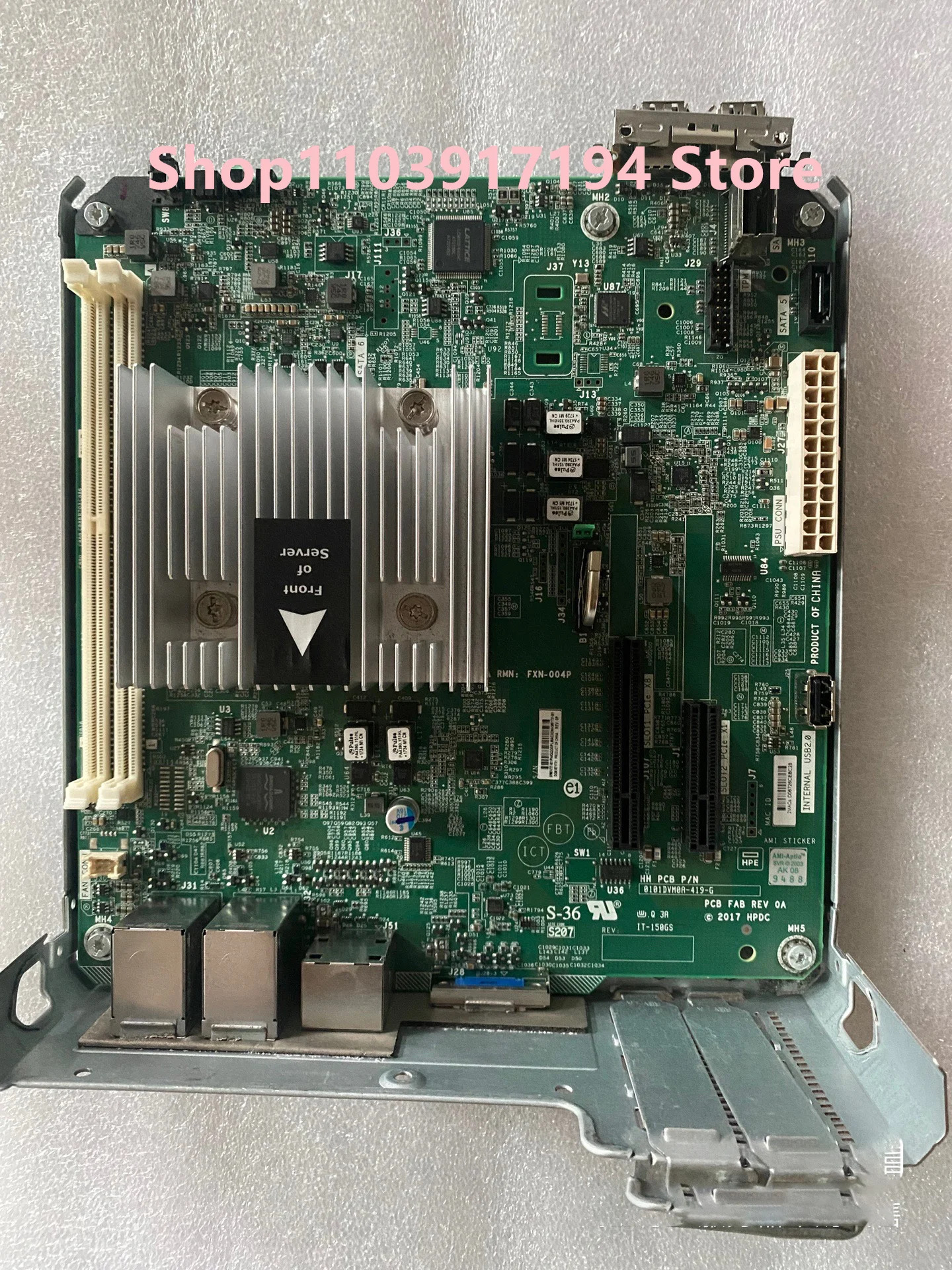 hp호환 Proliant 마이크로서버 Gen10 서버 마더보드 874737-001 871721-001