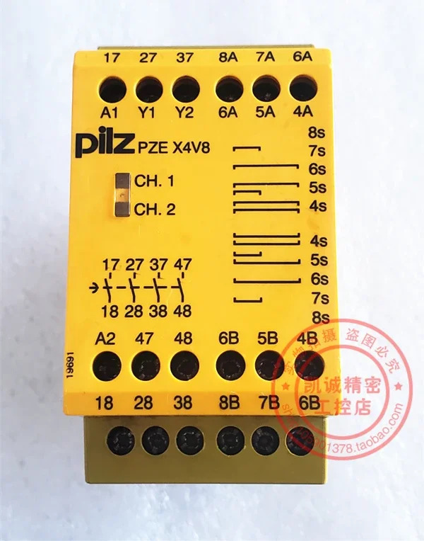 2025.4 Pierce Pilz 안전 릴레이 PZE X4V8 24VDC 납품 774584