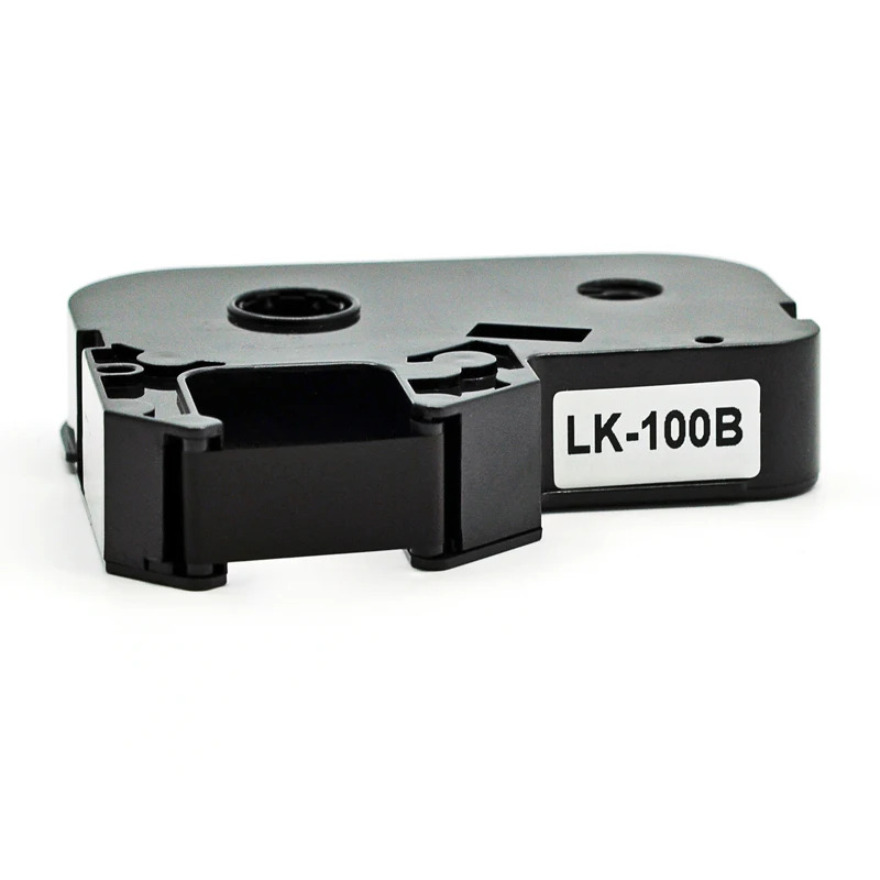 포스 코드 라넘버 머신 컬러 리본 LK-320/330/340 LK-100B/33B 블랙