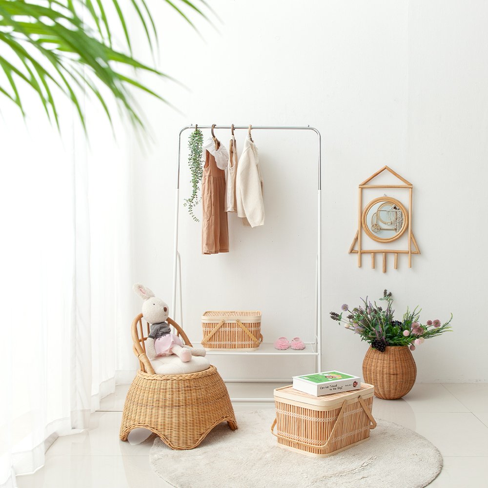 트레고 모던하우스 스탠드행거 이동식 옷걸이행거 철제 선반 드레스룸 옷가게