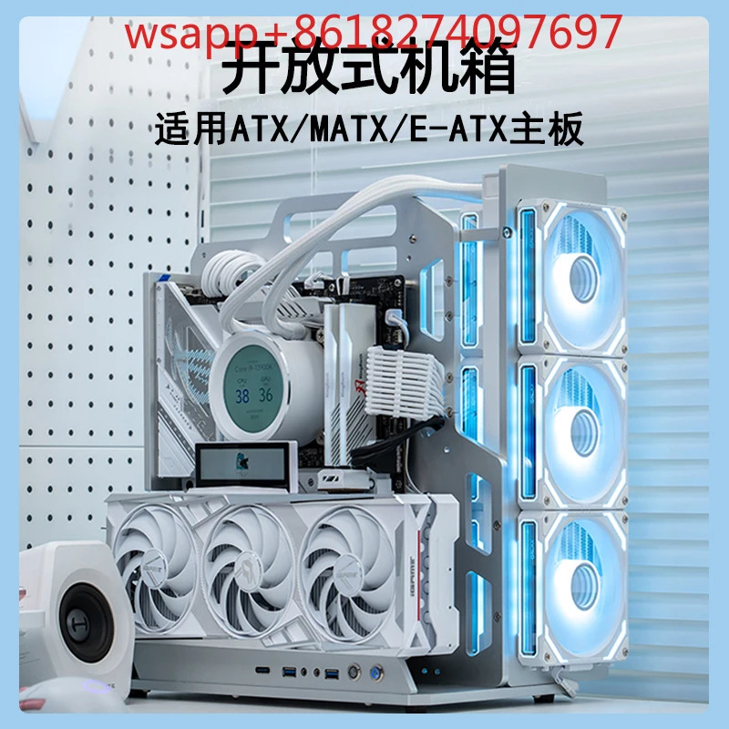 SuYan A 알루미늄 합금 금속 심플 오픈컴퓨터 수냉식 M 핸드 헬드 E 랙 ITX