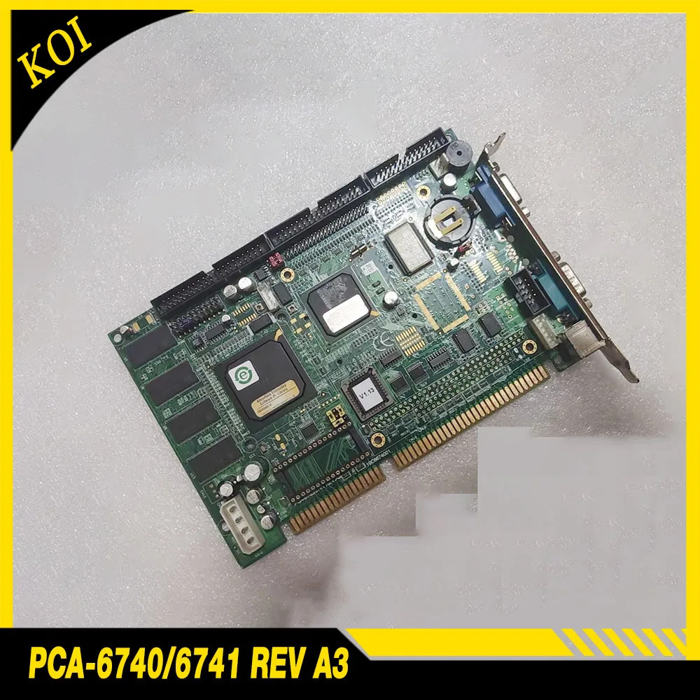 PCA-6740/6741 REV A3 ISA 반길이 보드 산업제어 마더보드