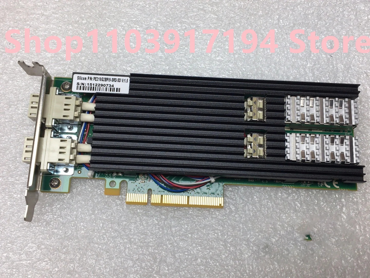 실리콘 PE210G2BPI9-SRD-SD 광섬유 네트워크 카드 바이패스 어댑터 듀얼 포트기가비트