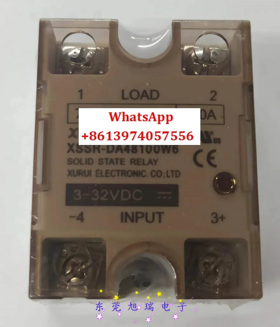솔리드 스테이트 릴레이 XSSR-DA48100W6.BA 흰색 100A DC 제어 AC