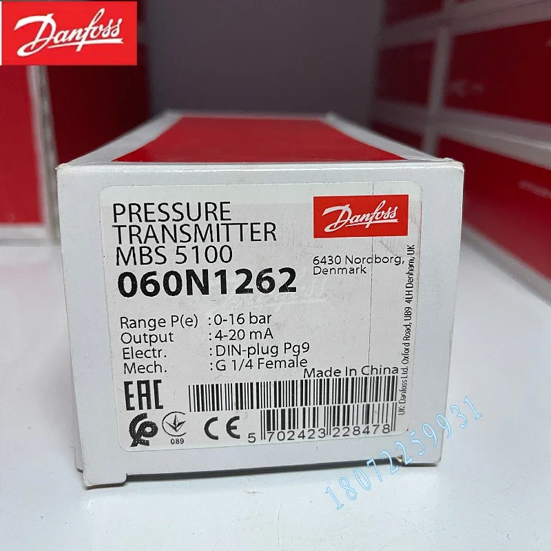 2025.4 060N1262 MBS5100-2211-XDB04 압력 트랜스미터
