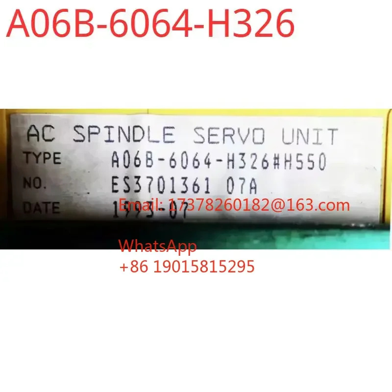 A06B-6064-H326 리퍼 완료상태서보 드라이브