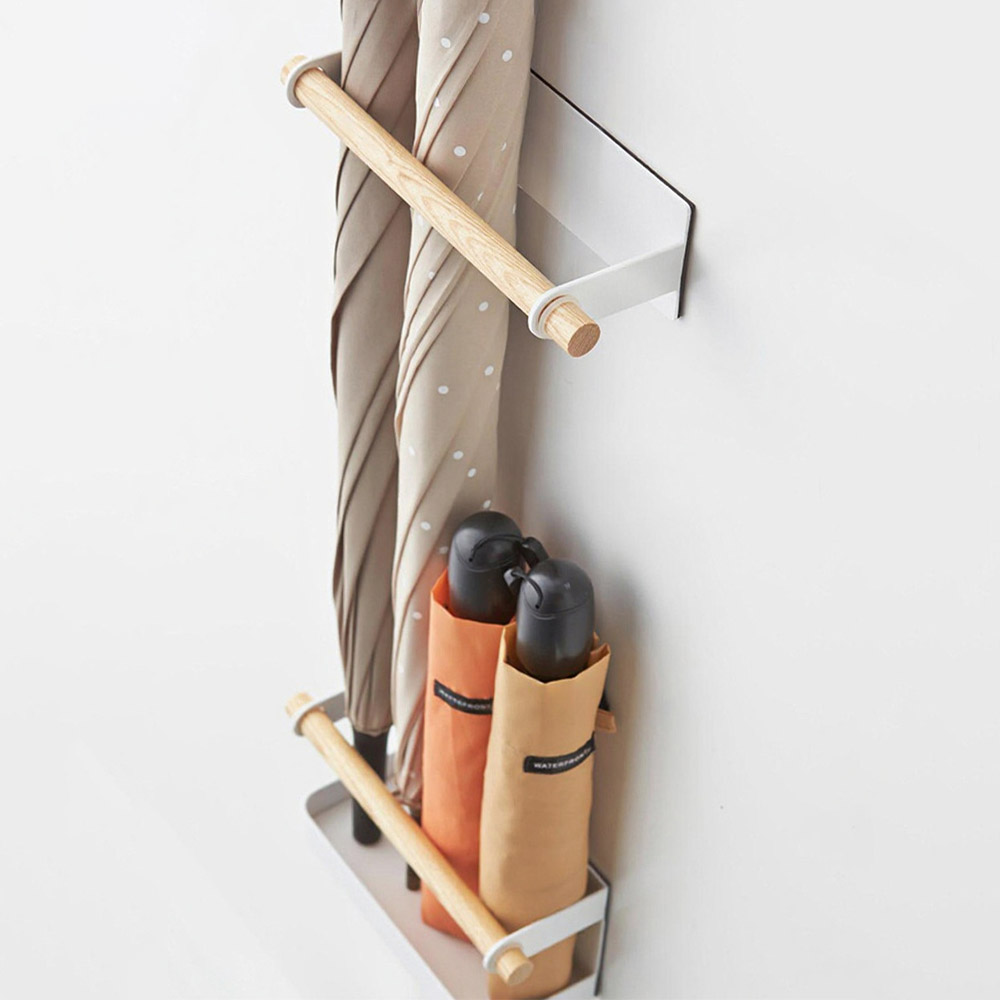 우산꽃이 벽걸이 거치대 자석형 현관 수납 장우산 정리대