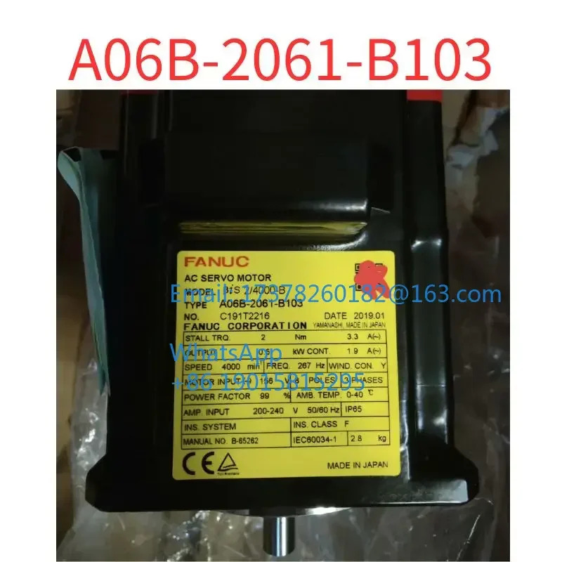오리지널 A06B-2061-B103 서보모터