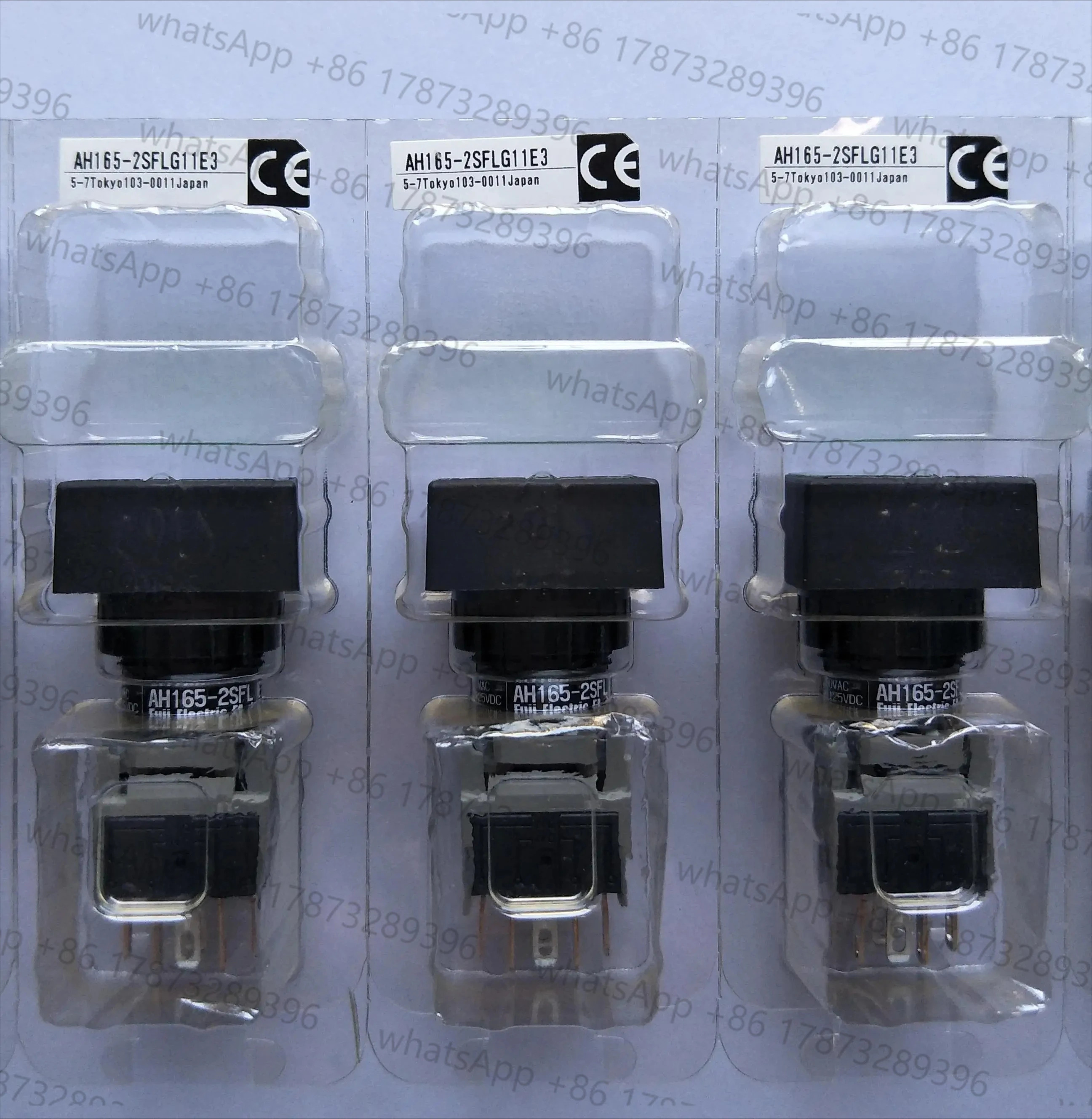 일본 AH165-2SFL E3 24V LED 옵션 흰색 녹색 빨간색 버튼 표시기 16mm 스위치
