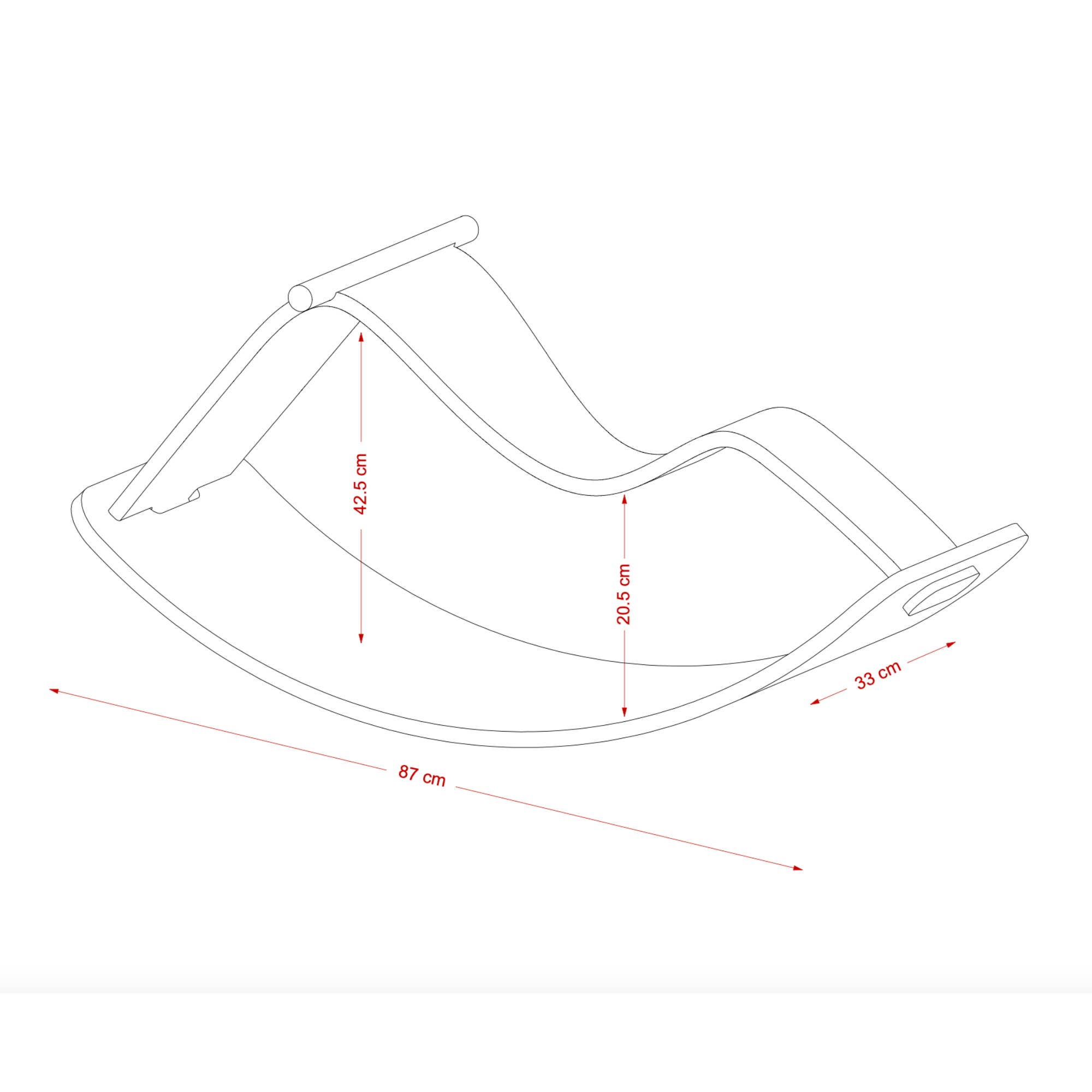 Curve Lab 커브랩 홀스 흔들 의자 이미지 7