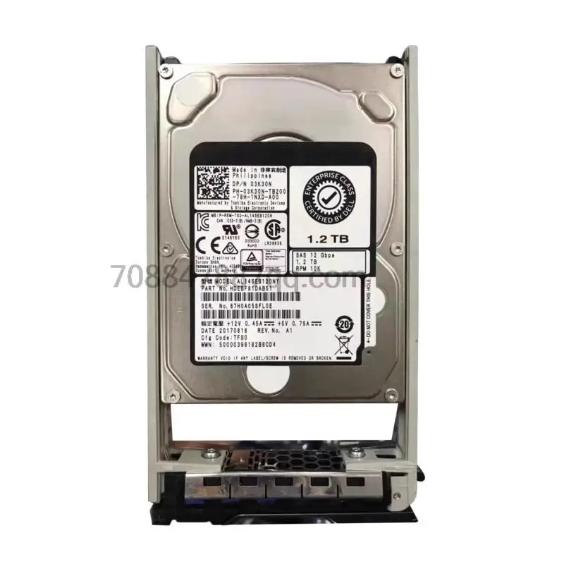 오리지널 AL14SEB120NY HDEBF81DAB51 03K30N 1.2T 10K SAS 12GB