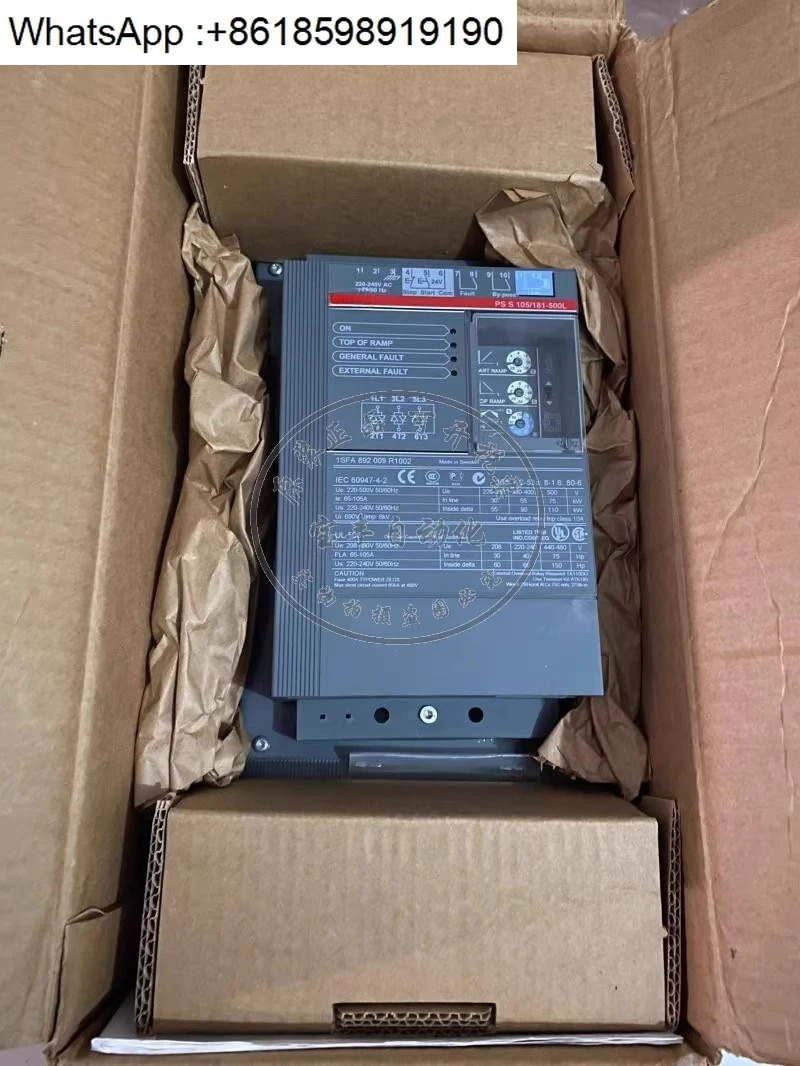소프트 스타터 PSS105/181-500L 전력 55KW 3상 380V