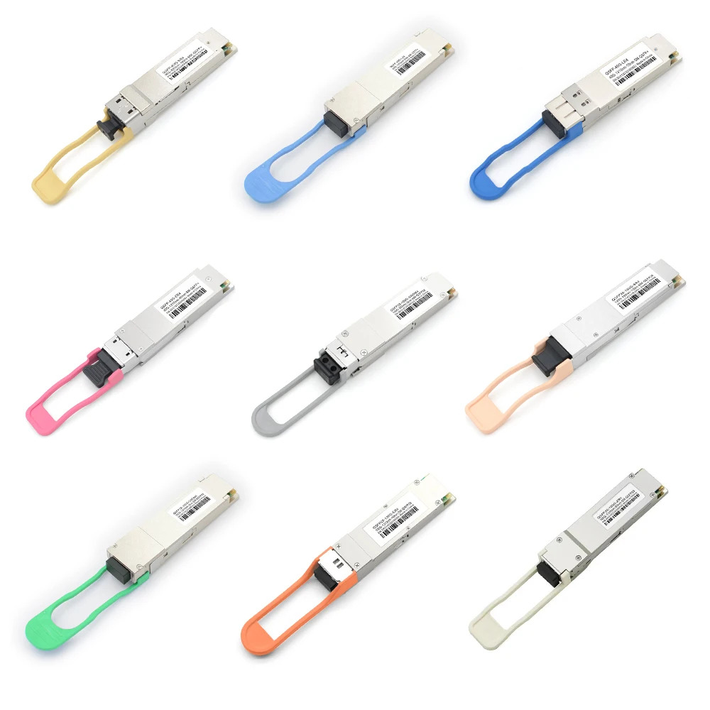 QSFP28 100G ZR4 80km 1310nm LC 커넥터 SMF QSFP 100GGE SFP 광섬유 모듈