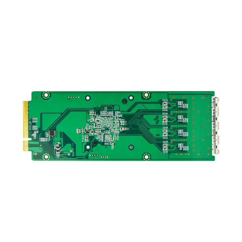 서버 PC 산업Windows Linux4포트 기가비트 PCIe 파이버 네트워크 카드 SFP 1000Mbps N400L-X4 칩