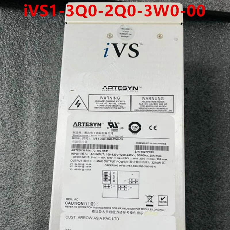 ARTESYN 전원공급장치 3210W iVS1-3Q0-2Q0-3W0-00 73-180-9181I