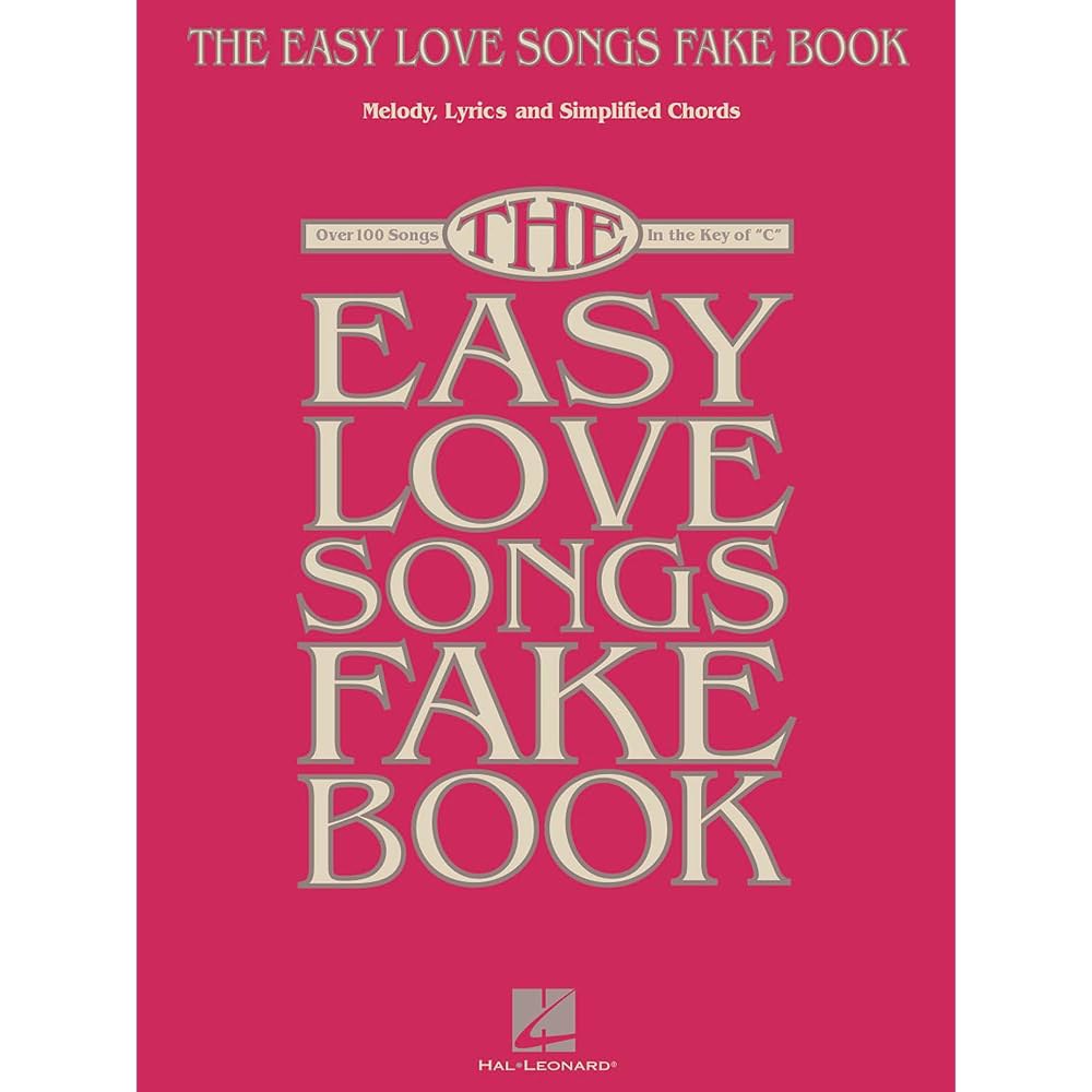 The Easy Love Songs Fake Beginners and 100 Large in Book Romantic Vocal, for the Piano, of C Musicia - 상품 이미지
