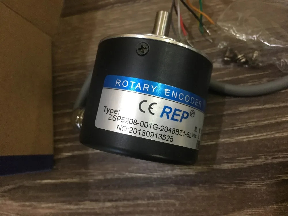 REP 립 안와르 ZSP5208-001G-2048BZ1-5L 광전 로터리 인코더 펄스 2048 라인
