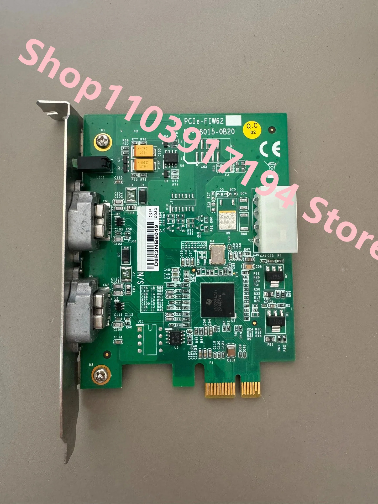 ADLINK PCIe-FIW62 2CH IEEE-1394b PCIe x1 이미지 수집 카드용