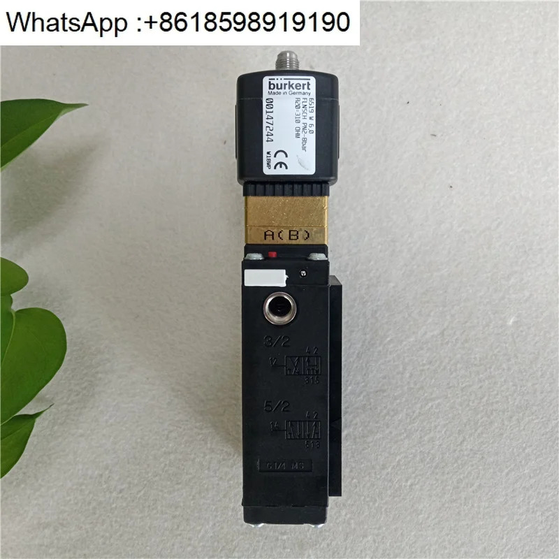 솔레노이드 밸브 6518/6519 W 6.0 H L N 8.0 2위치 5방향 방폭