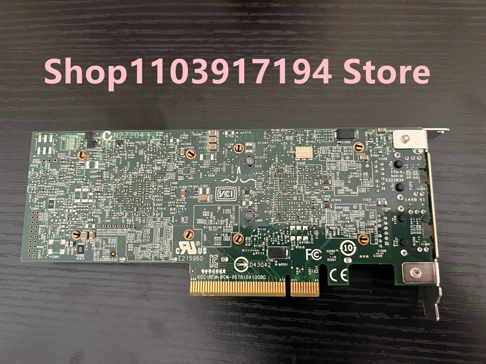 DELL 57810A 10Gb 듀얼 포트기가비트 네트워크 카드 0W1GCR 0HN10N