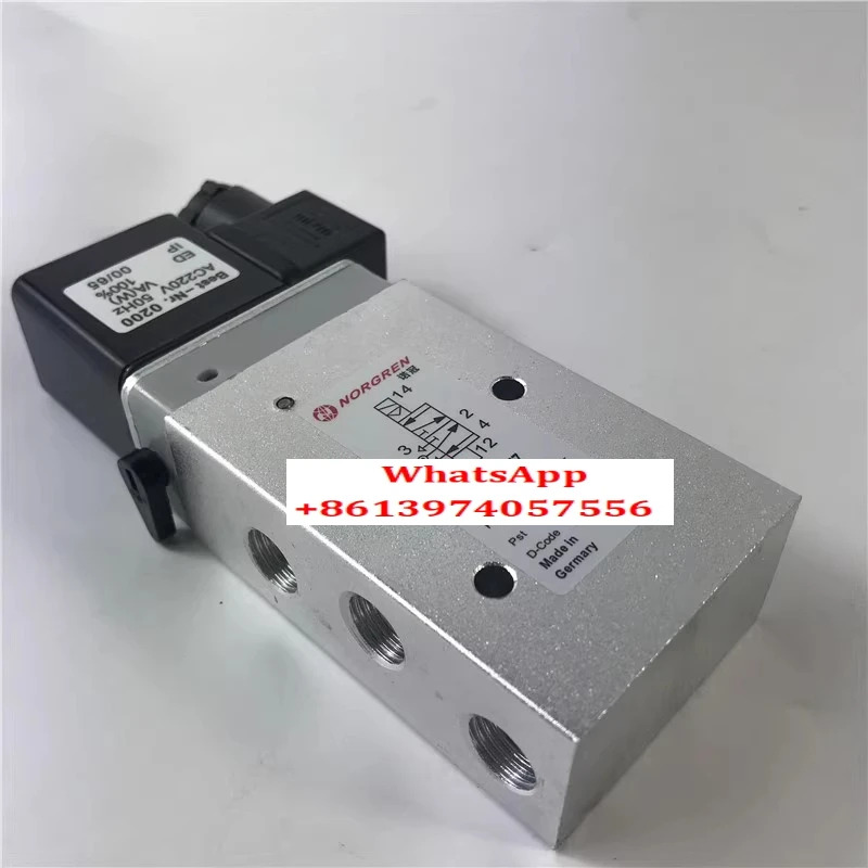 솔레노이드 밸브 2623077 Noguan 2위치 5방향 플레이트 공압 방향 AC220VDC24V