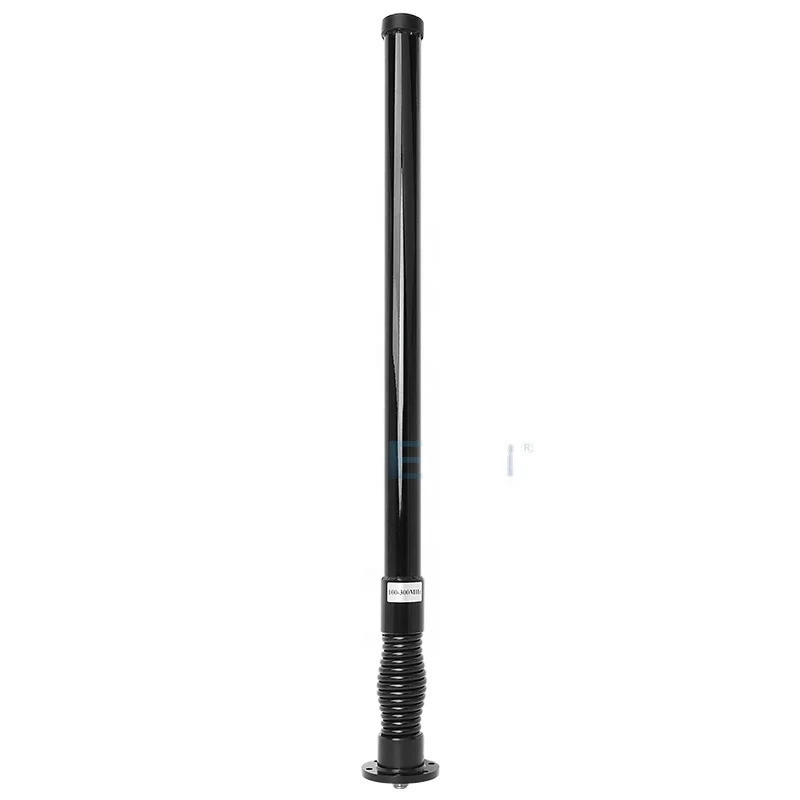 OEM 황금 공급VHF 섬유 유리 안테나 100-130MHz Outdoor100W 스프링 베이스 무 지향성