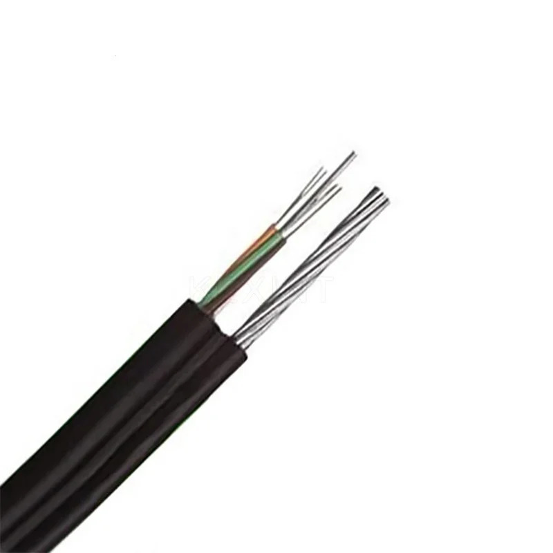 KEXINT FTTH 공장 4 6 8 12 24 36 48 64 72코어 GYTC8S 실외 오버헤드 자립형 그림 광섬유 케이블