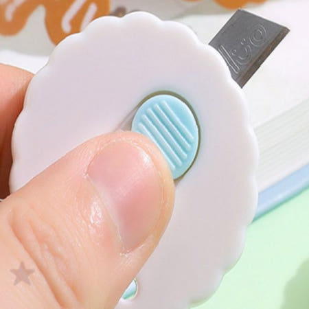 휴대용 안전 택배 박스 개봉 미니 컷터칼 절취선 재단 점선 언박싱 봉투 문구