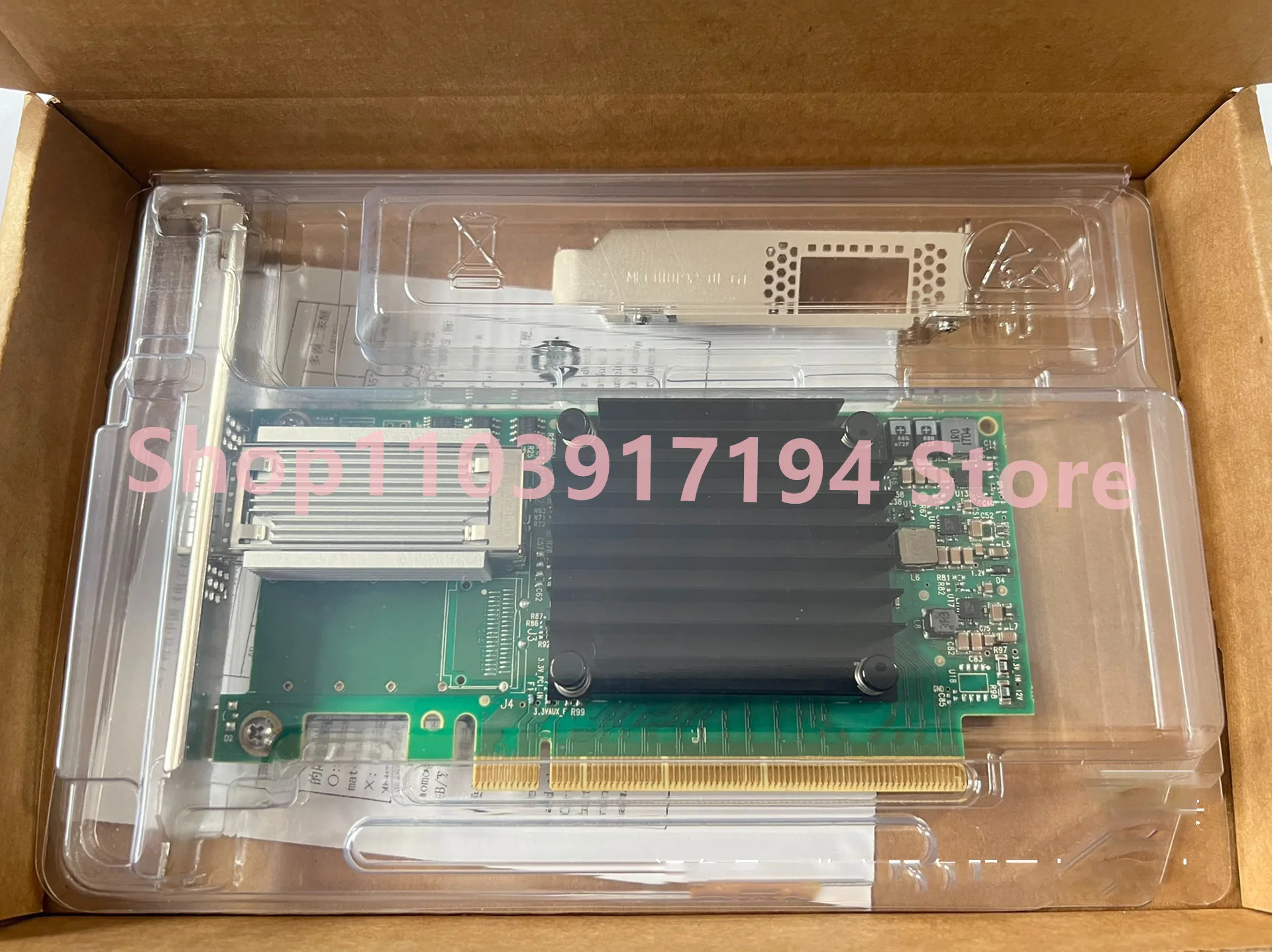 Mellanox 이더넷 100G 광섬유 네트워크 카드 MCX415A-CCAT 단일 포트 ConnectX-4 CX415A