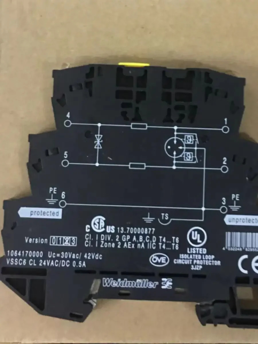 2025.4 VSSC6 CL 24VAC/DC 0.5A Weidmuller 터미널 서지 보호기 1064170000