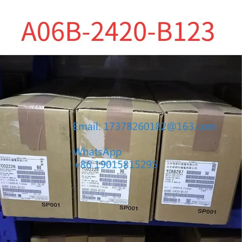 오리지널 A06B-2420-B123 스핀들 모터
