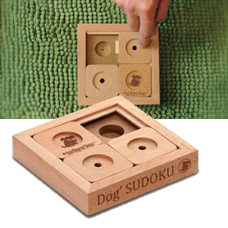 마이 인텔리전트 독 강아지 스도쿠 먹이 퍼즐 4칸 M 1P 노즈워크 두뇌