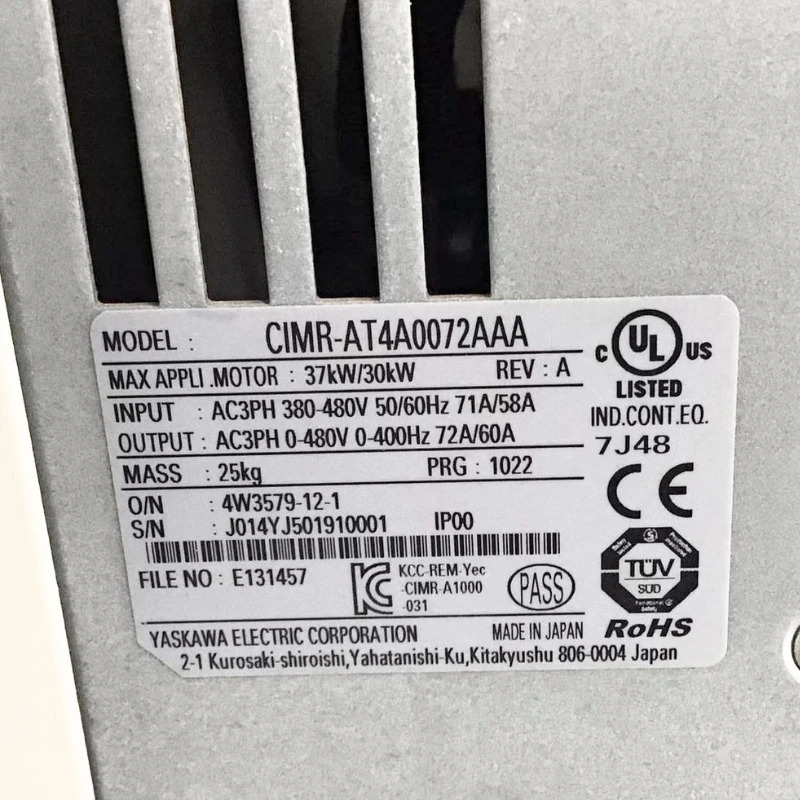 CIMR-AT4A0072AAA Yaskawa 인버터
