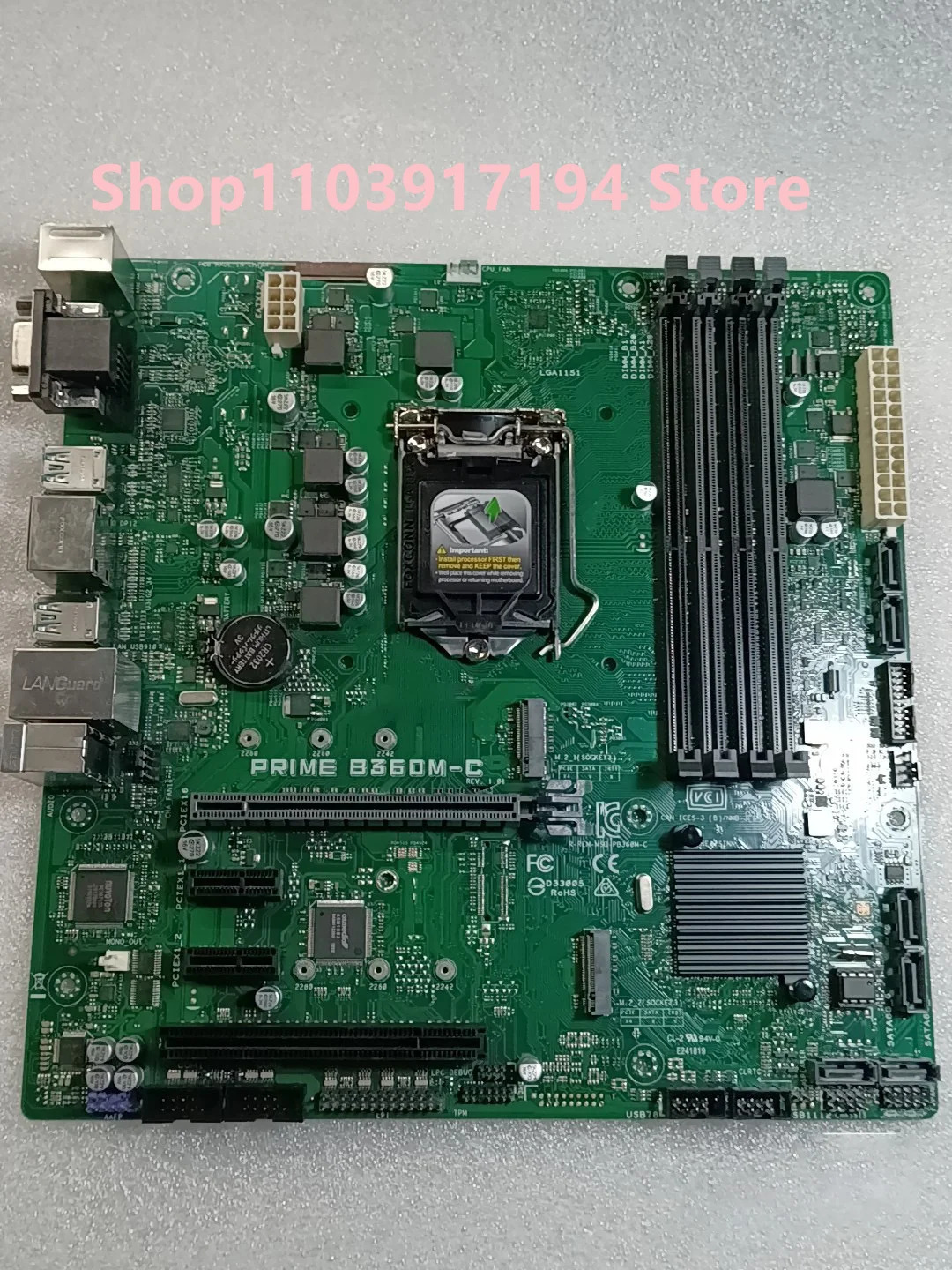 ASUS호환 프라임 B360M-C 마더보드용