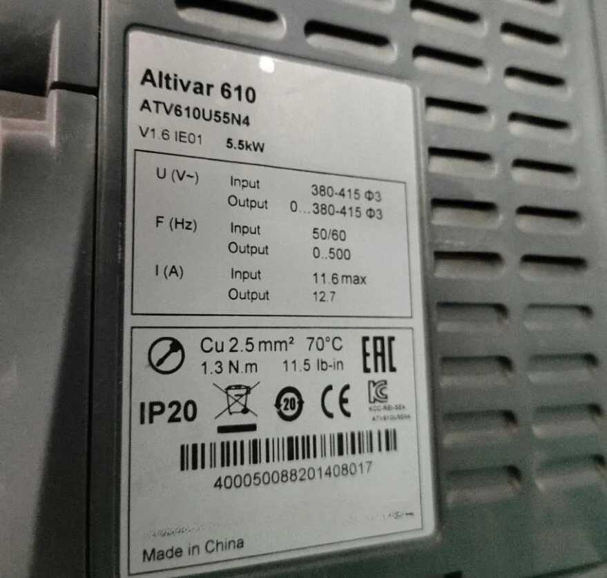 ATV610D11N4 3개월 으로 잘 작동함