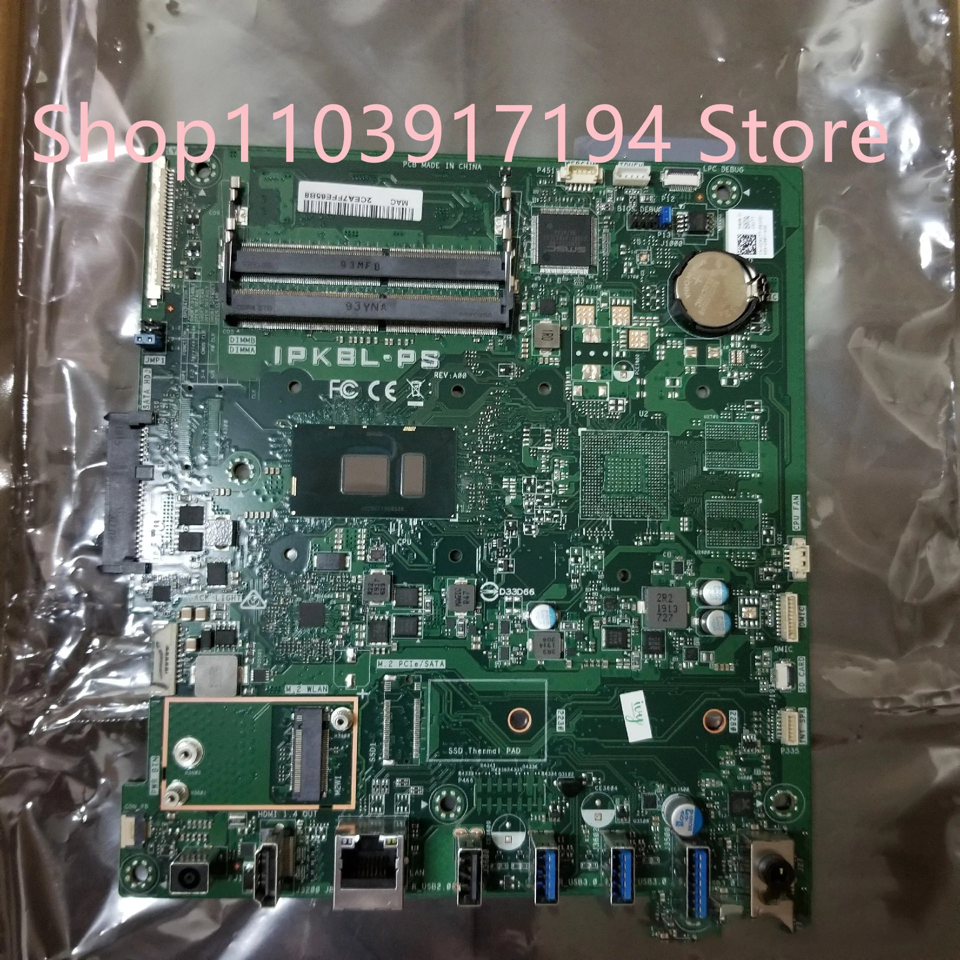 DELL piron 3277 3477 통합 마더보드 I3 IPKBL-PS 0CR1TT