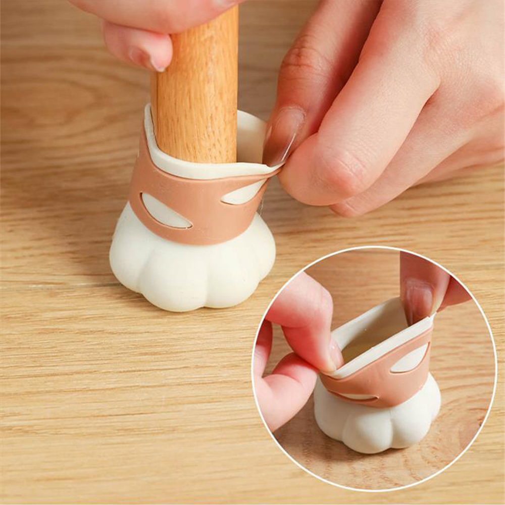 고양이 의자발커버 실리콘 소음방지 다리커버 다리캡 양말 식탁 미끄럼방지