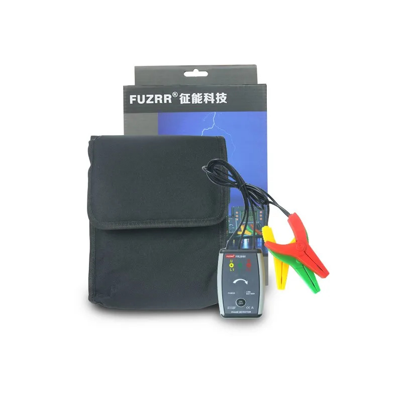 FR2060 3상 AC 위상 시퀀스 미터 전기 포지티브 시퀀스/역회로 검사 1000V