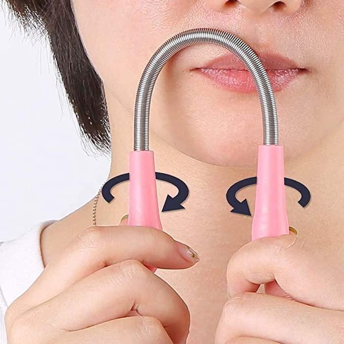 스프링 제모기 잔털 제거기 솜털 얼굴 제모기 실면도기 모근 - 메인 이미지
