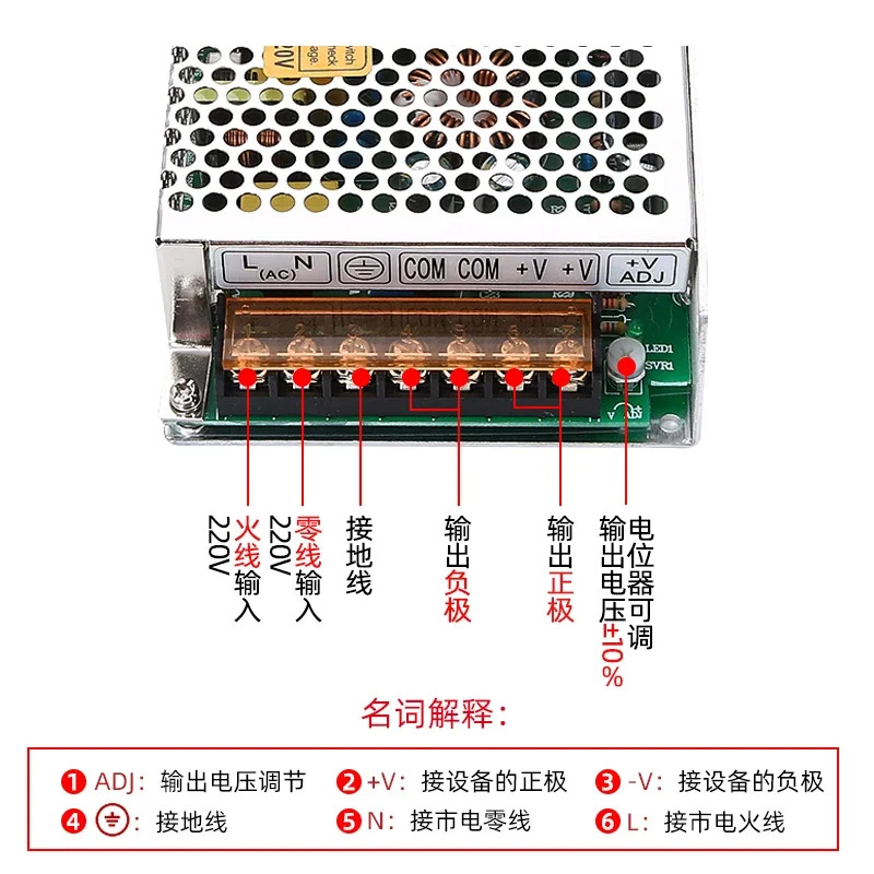 2025.4 220V DC 24V360W 고전력 480W 스위칭 전원공급장치 795/799/895/997 모터 변압기