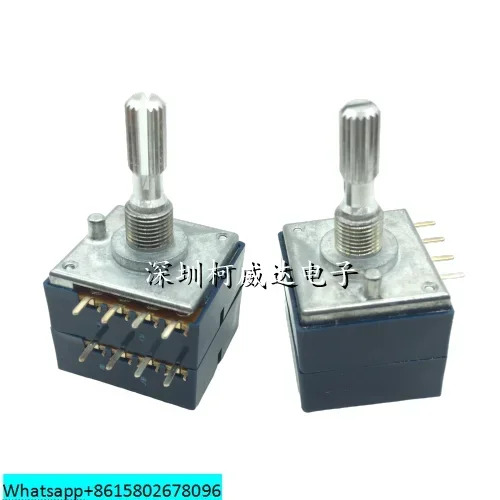 ALPS 이볼륨 전위차계 RK27 50KA 100KA 사운드 25mm 스플라인을 갖춘 8핀 테이크
