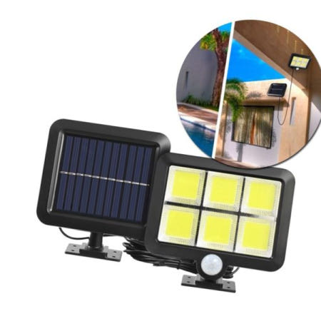 태양열 태양광 자동충전 외부등 벽등 리모컨포함 6LED N2701