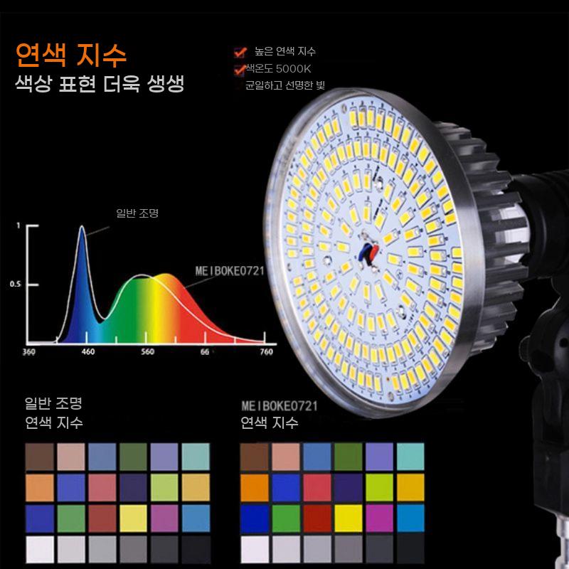 소품 LED 거치대 방송용 스탠드 사진촬영 촬영조명 사진 음식 조명 - 상세 이미지 3