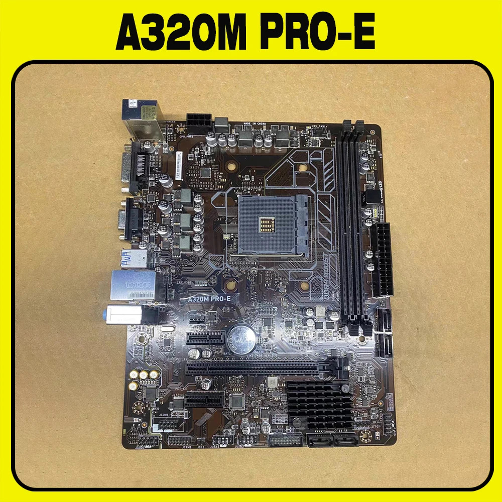 MSI AM4 마더보드A320M PRO-E A320 PCI-E 3.0 2 DIMM 6 Gb/s Ryzen호환1 세대 지원