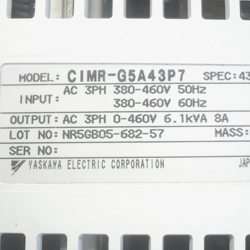 CIMR-G5A43P7 Yaskawa 인버터