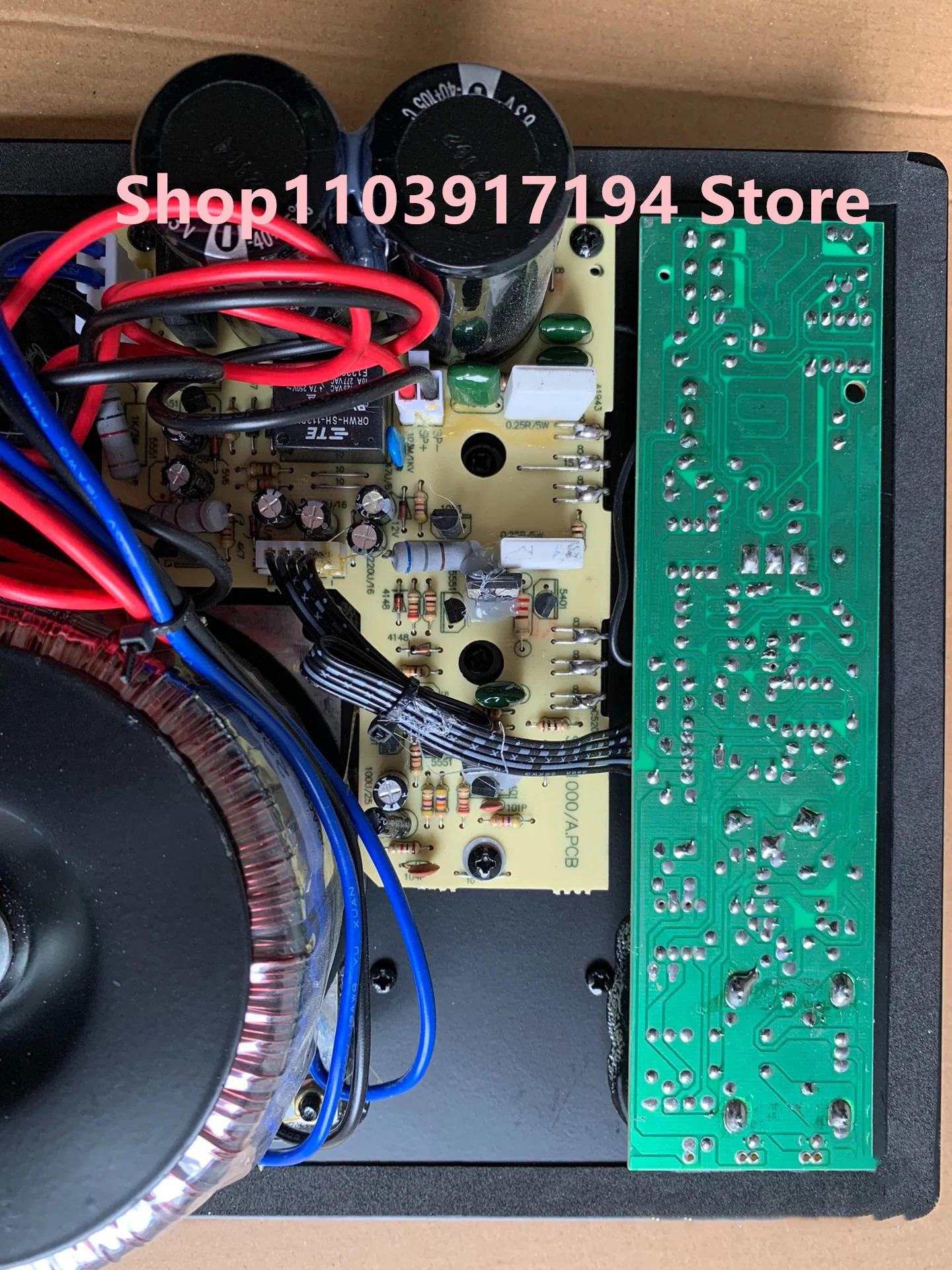야마하호환 파워 액티브 건 보드정격 전력 150W 피크 300W 6800UF 대용량