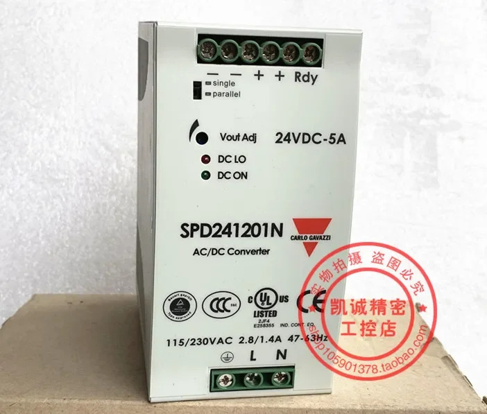 2025.4 Carlo Gazzi 스위칭 전원공급장치 SPD 241201 N 24VDC 5A
