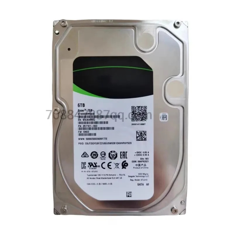 오리지널 6T ST6000NM021A Exos256M 6TB SATA